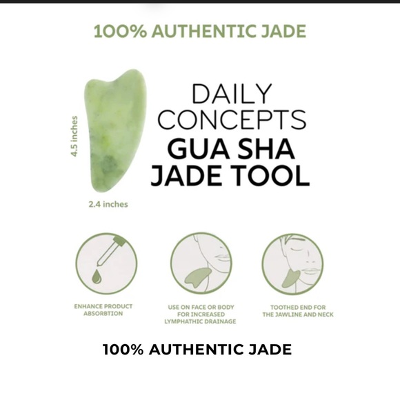 Daily Concepts JADE GUA SHA FACIAL TOOL - Picture 10 of 11